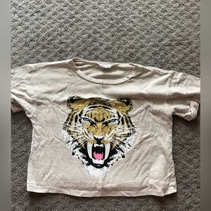Super Cute Tiger Crop Top!